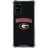 University of Georgia Collegiate Text Galaxy S20 FE Clear Case